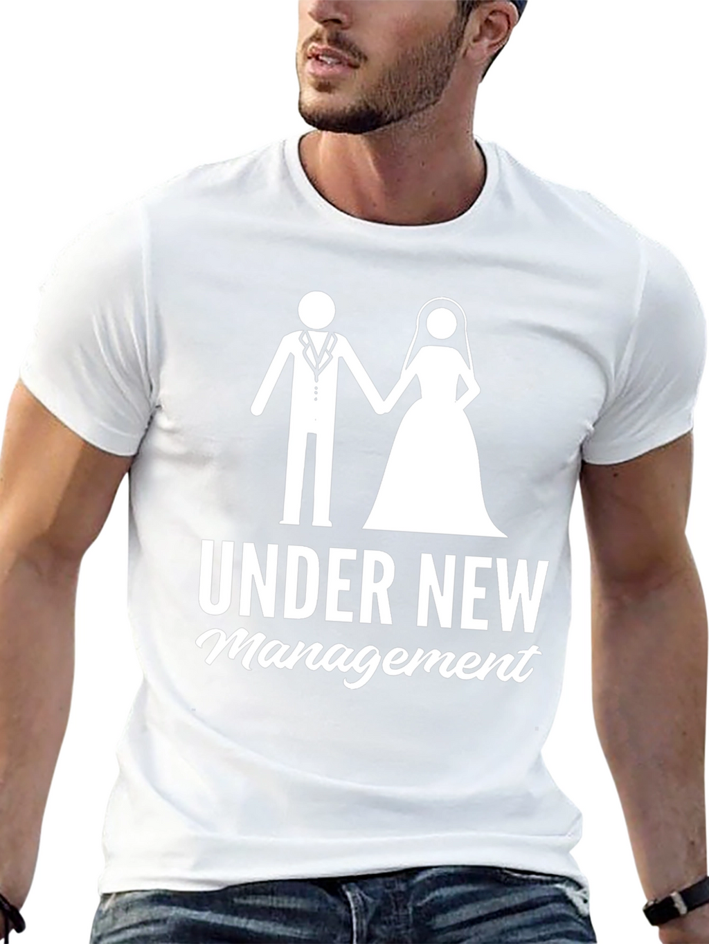 Under New Management Wedding Tee