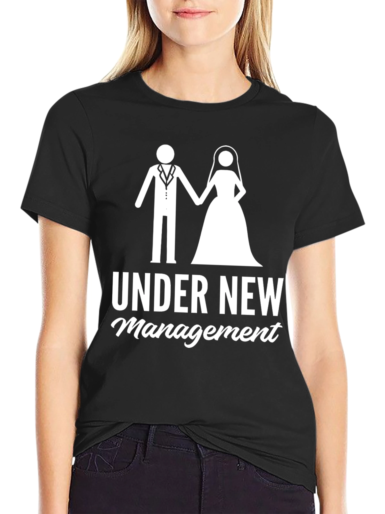 Under New Management Wedding Tee