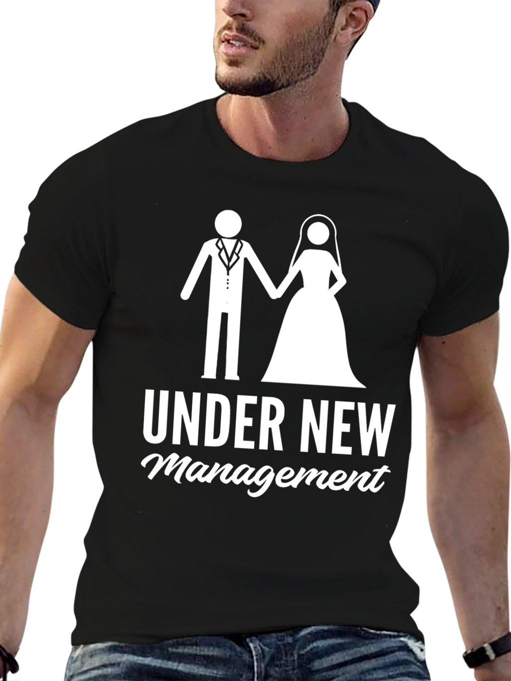 Under New Management Wedding Tee