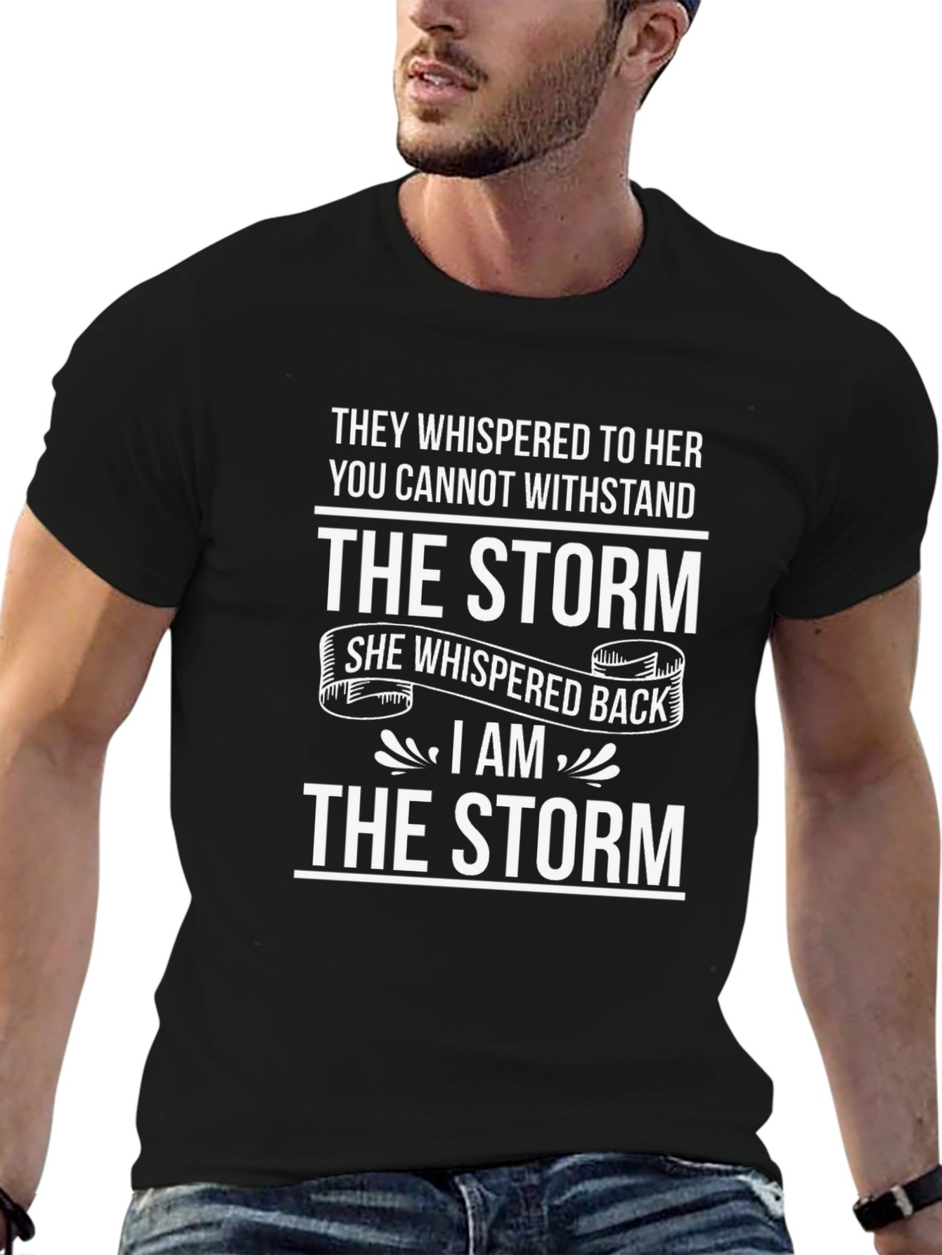 I Am The Storm Graphic Tee - Strong Woman T-Shirt