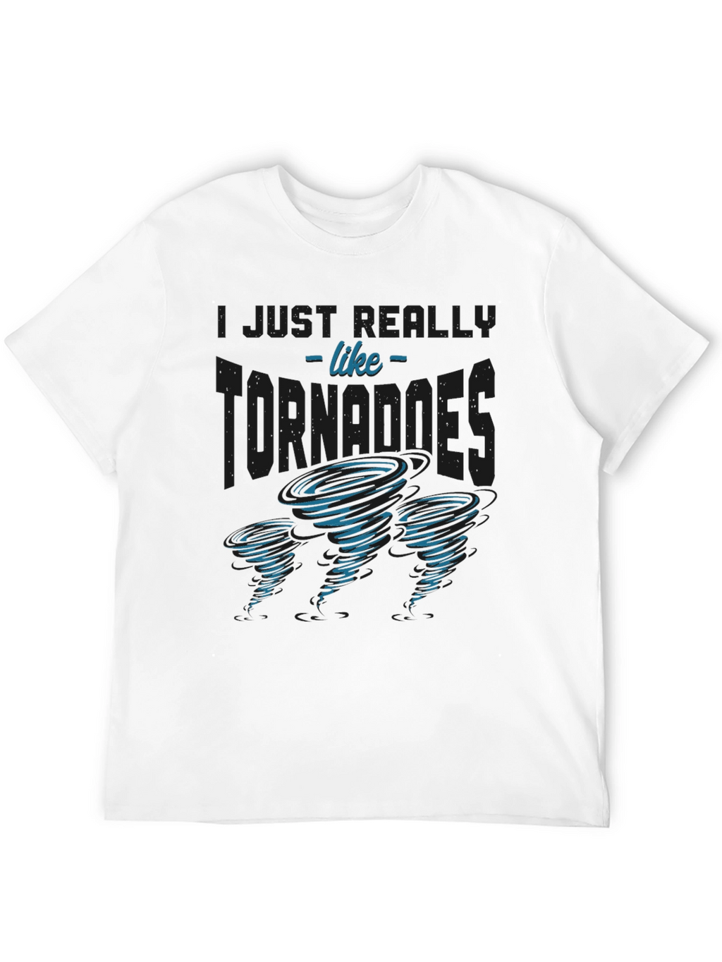 Tornado Enthusiast Graphic T-Shirt - Black