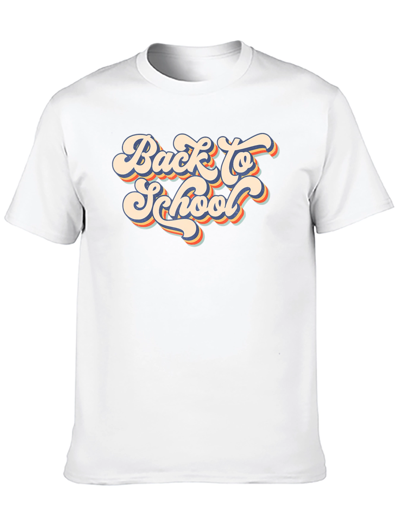 Retro Back to School Black T-Shirt