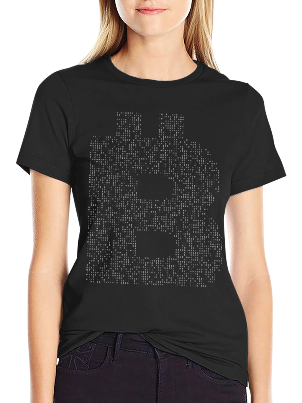 Bitcoin Binary Code Graphic Tee - Crypto T-Shirt