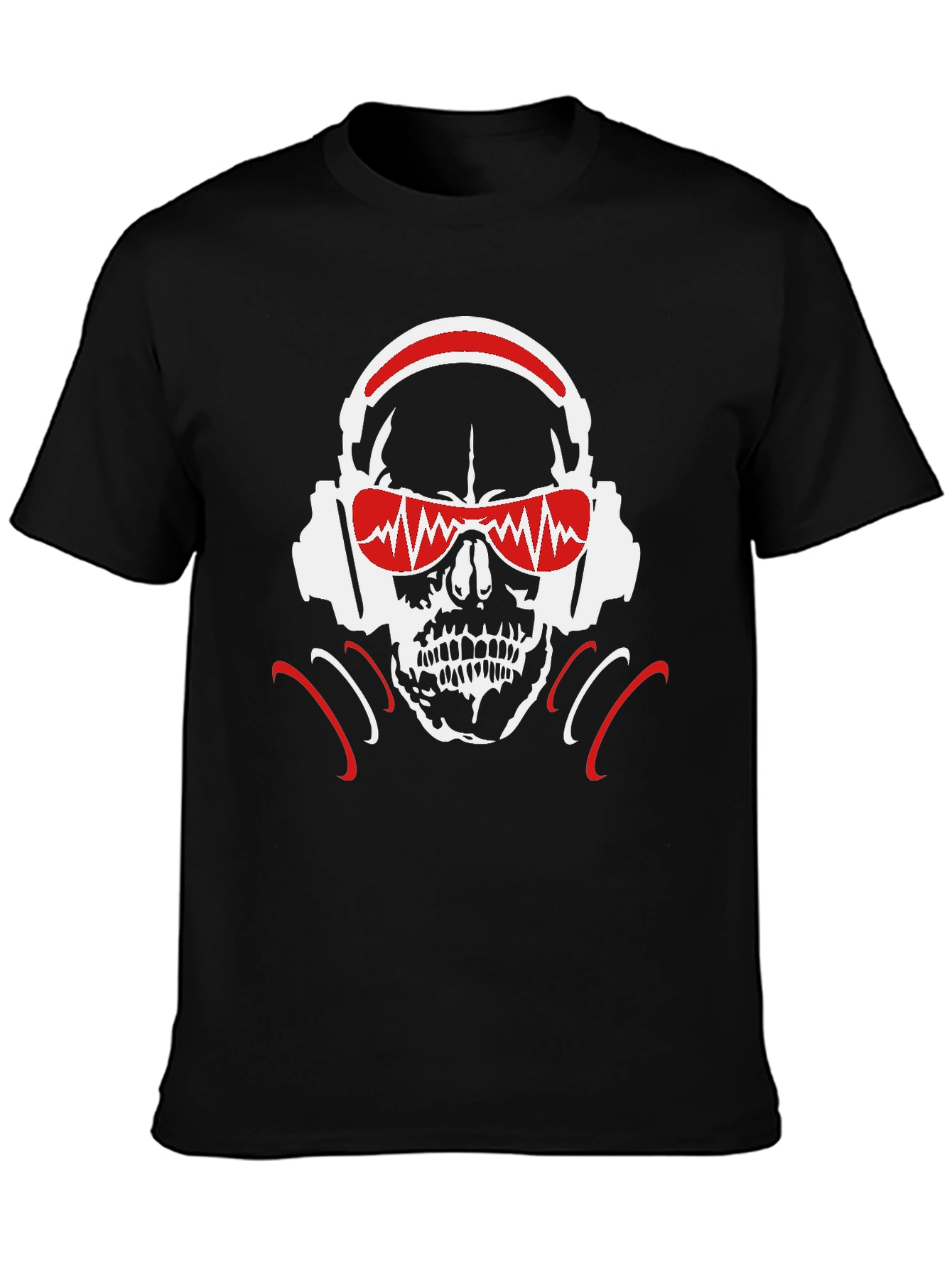 Skull DJ Headphones T-Shirt