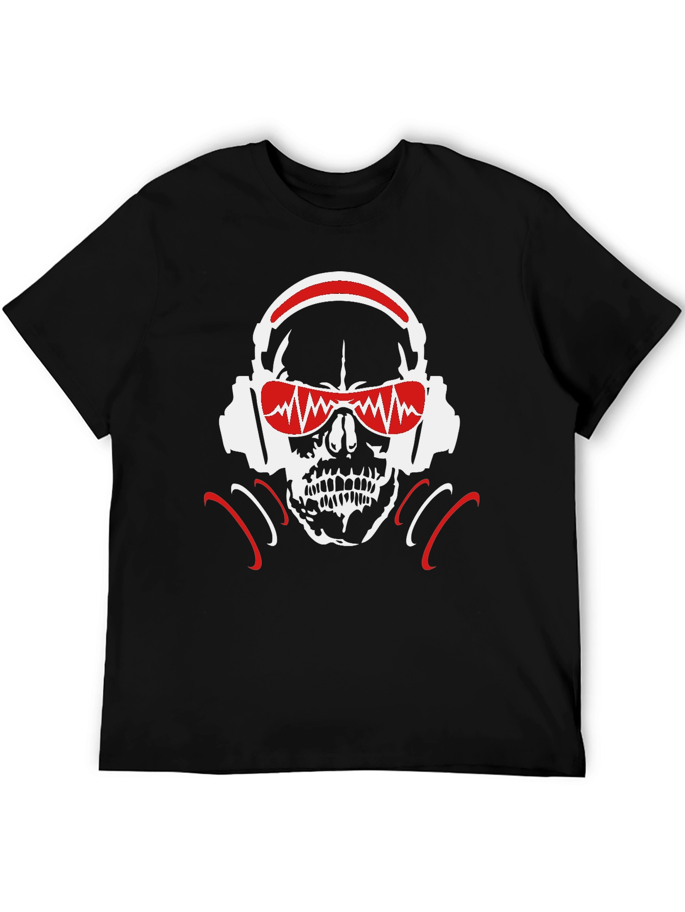 Skull DJ Headphones T-Shirt