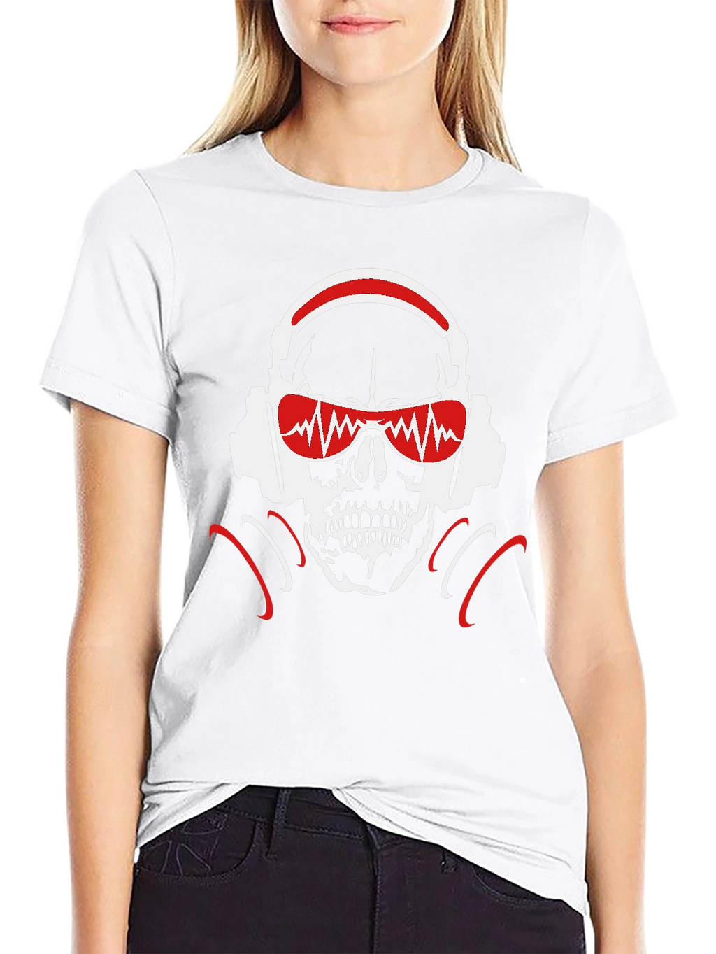 Skull DJ Headphones T-Shirt