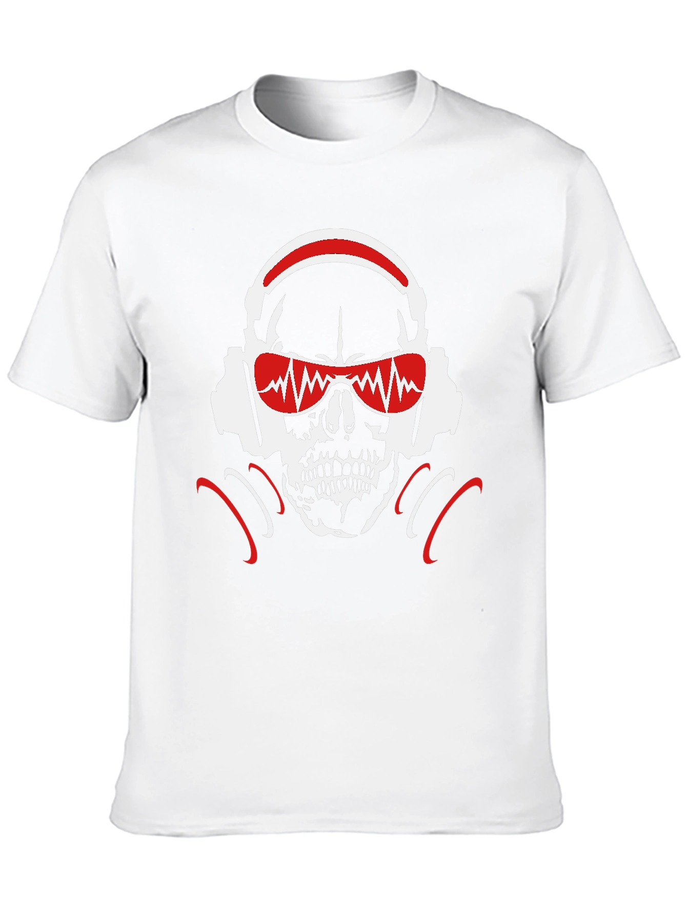 Skull DJ Headphones T-Shirt