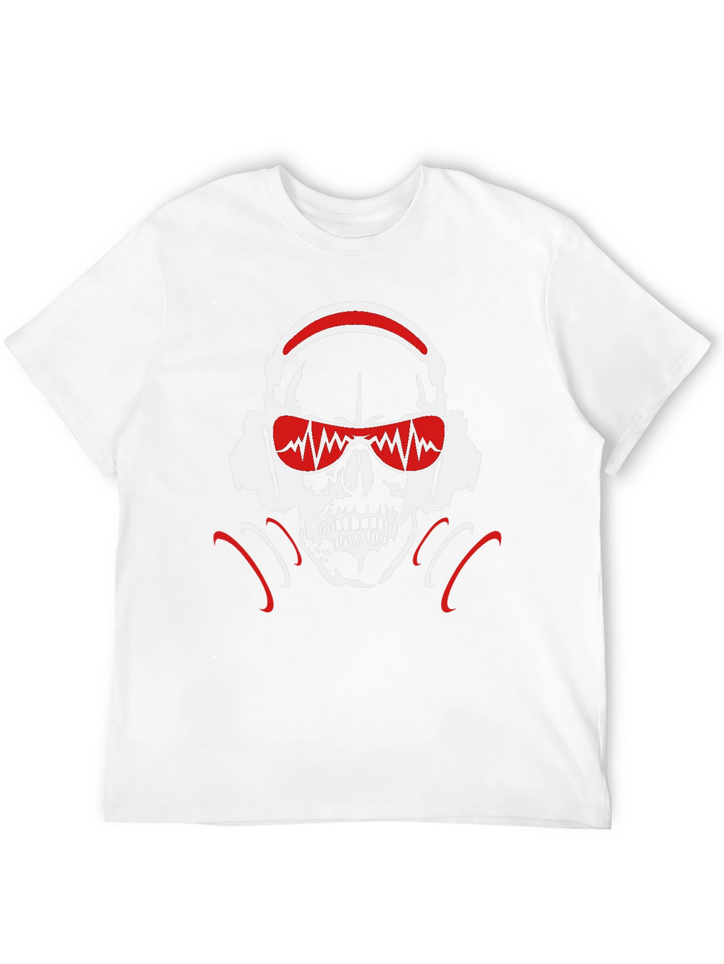 Skull DJ Headphones T-Shirt
