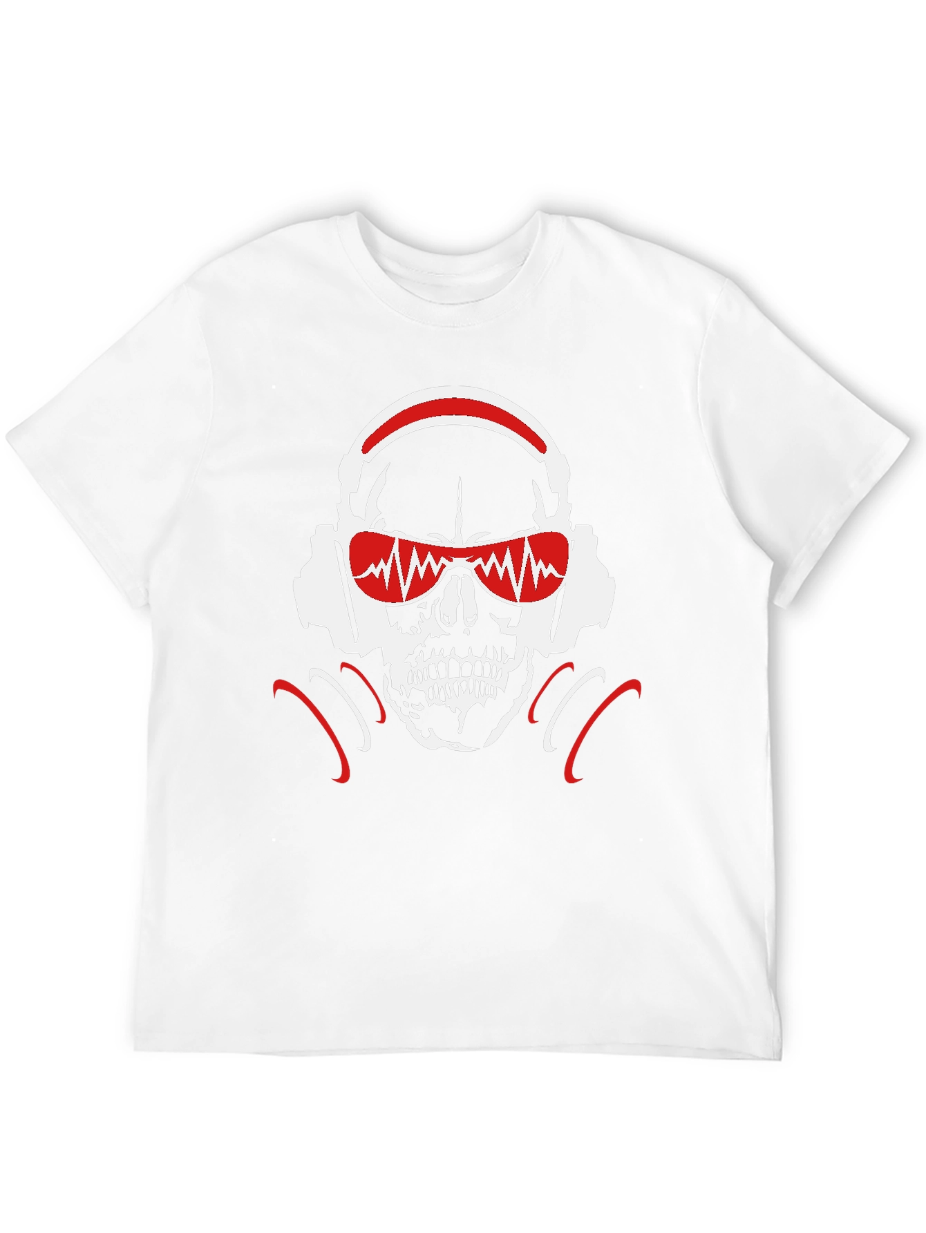 Skull DJ Headphones T-Shirt