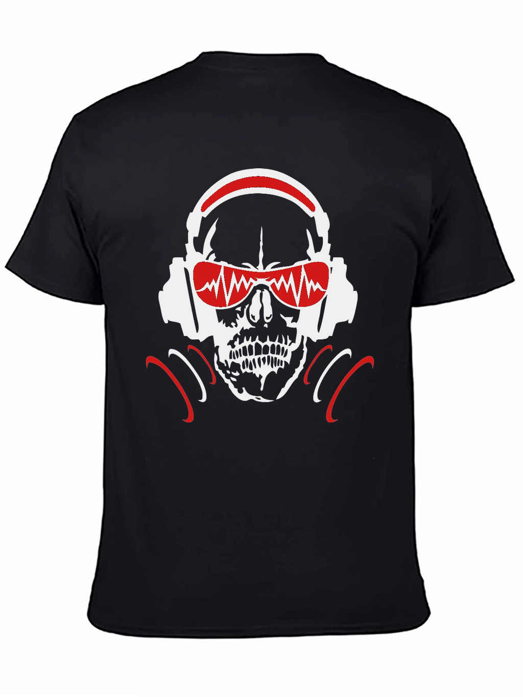 Skull DJ Headphones T-Shirt