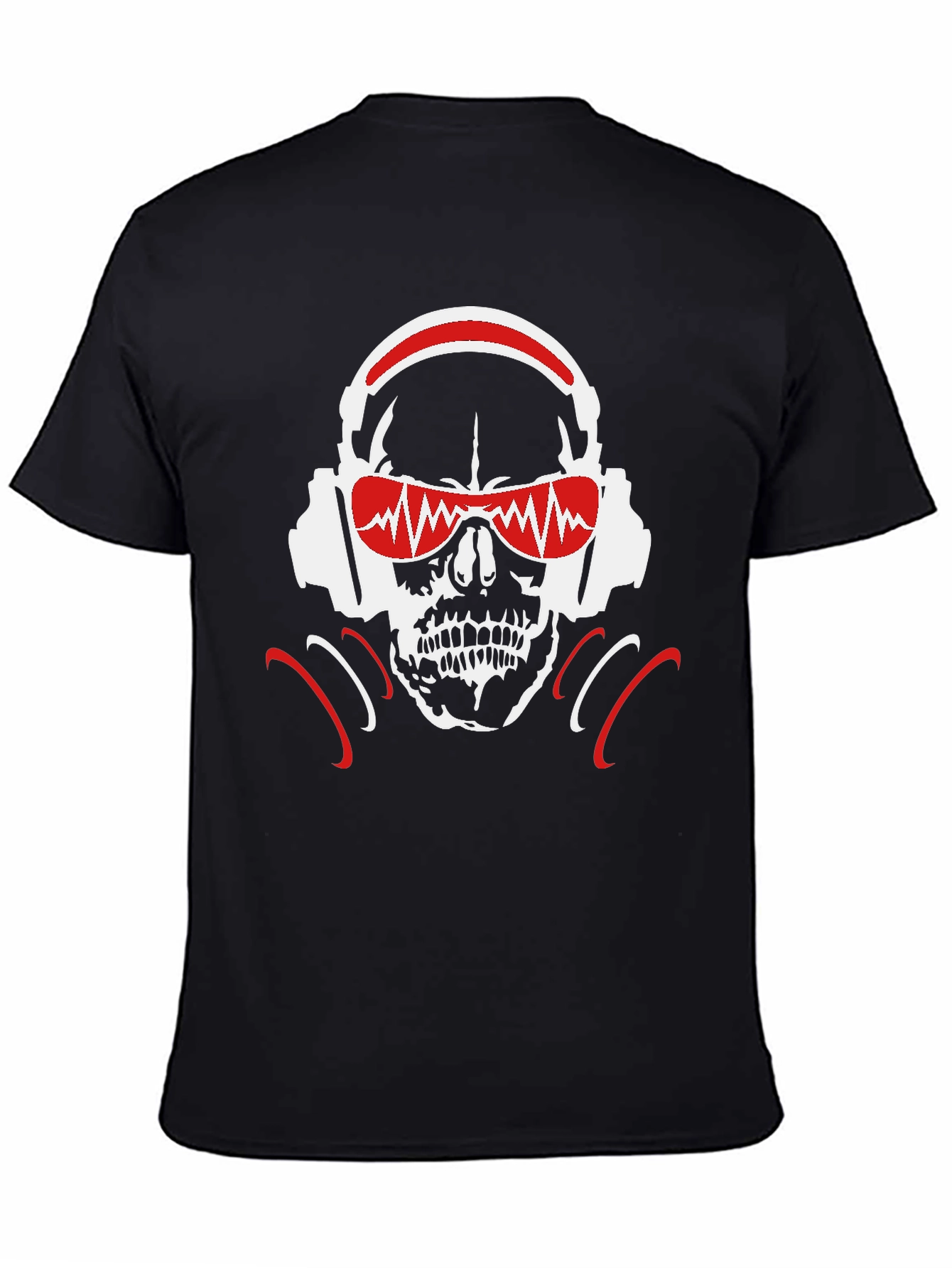 Skull DJ Headphones T-Shirt
