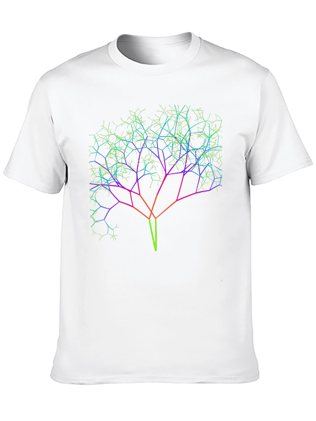 Abstract Tree Line Art Graphic Tee - Unisex