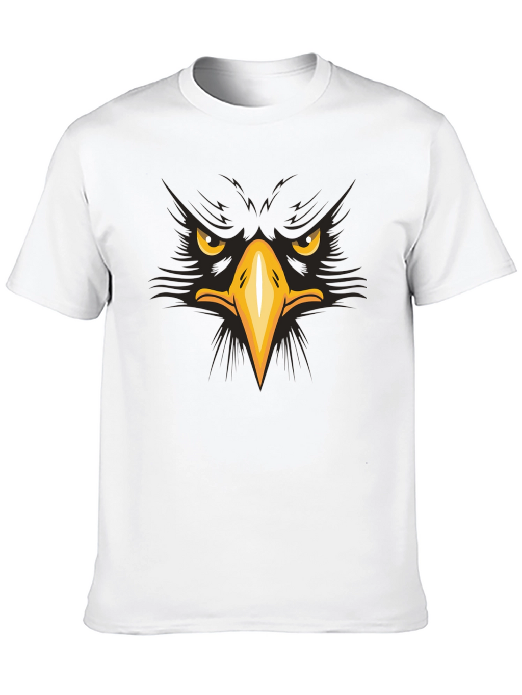 Eagle Face Graphic T-Shirt - Bold & Striking Design