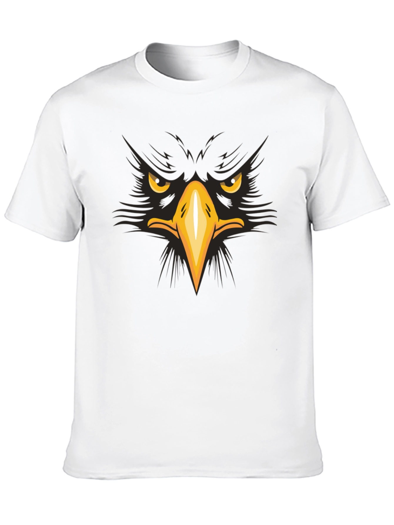 Eagle Face Graphic T-Shirt - Bold & Striking Design