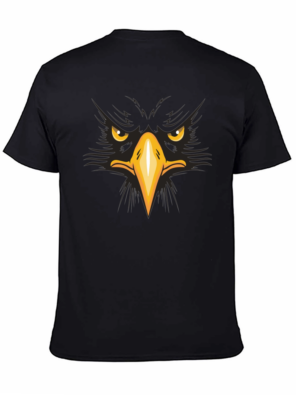 Eagle Face Graphic T-Shirt - Bold & Striking Design