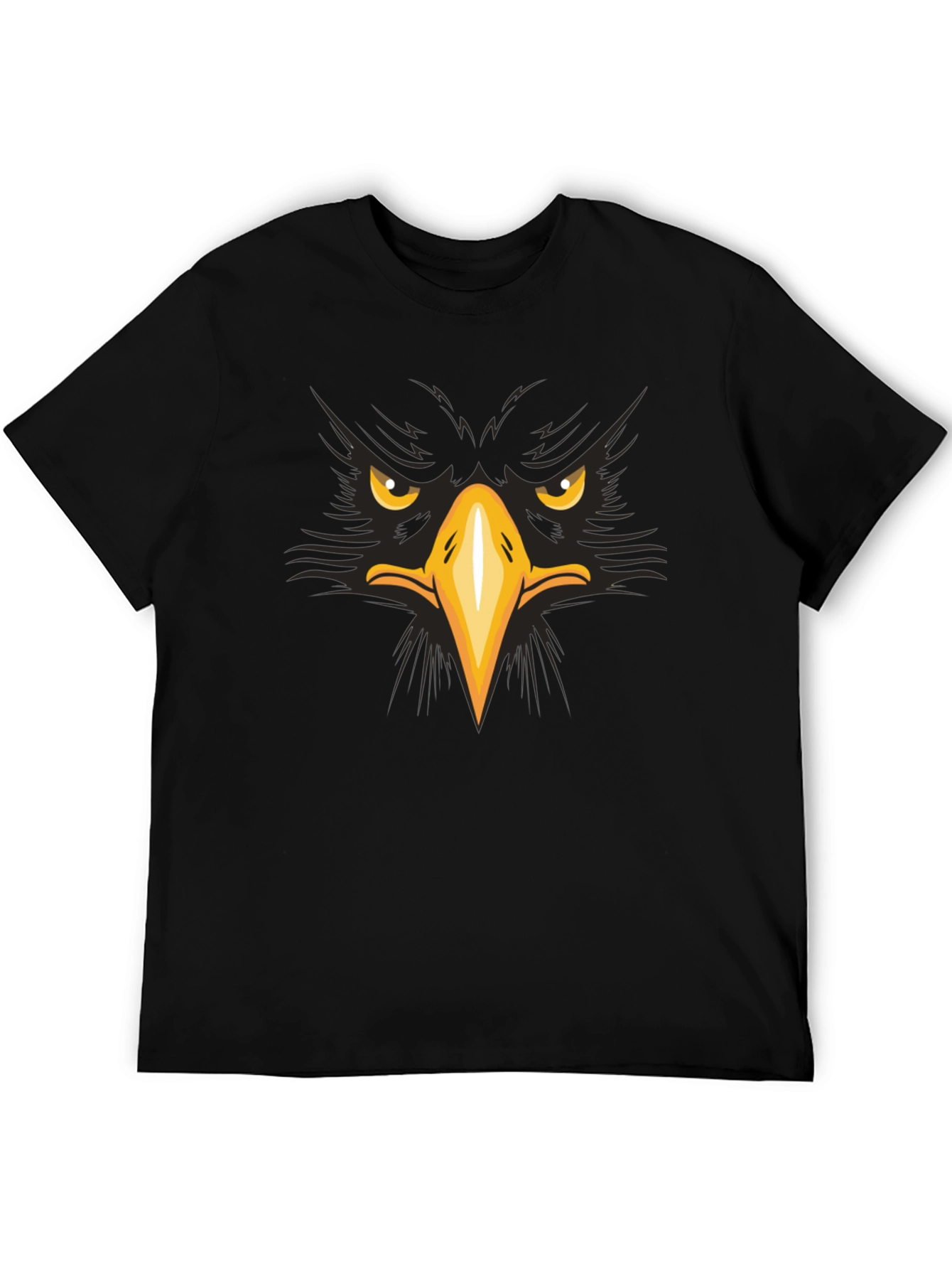 Eagle Face Graphic T-Shirt - Bold & Striking Design