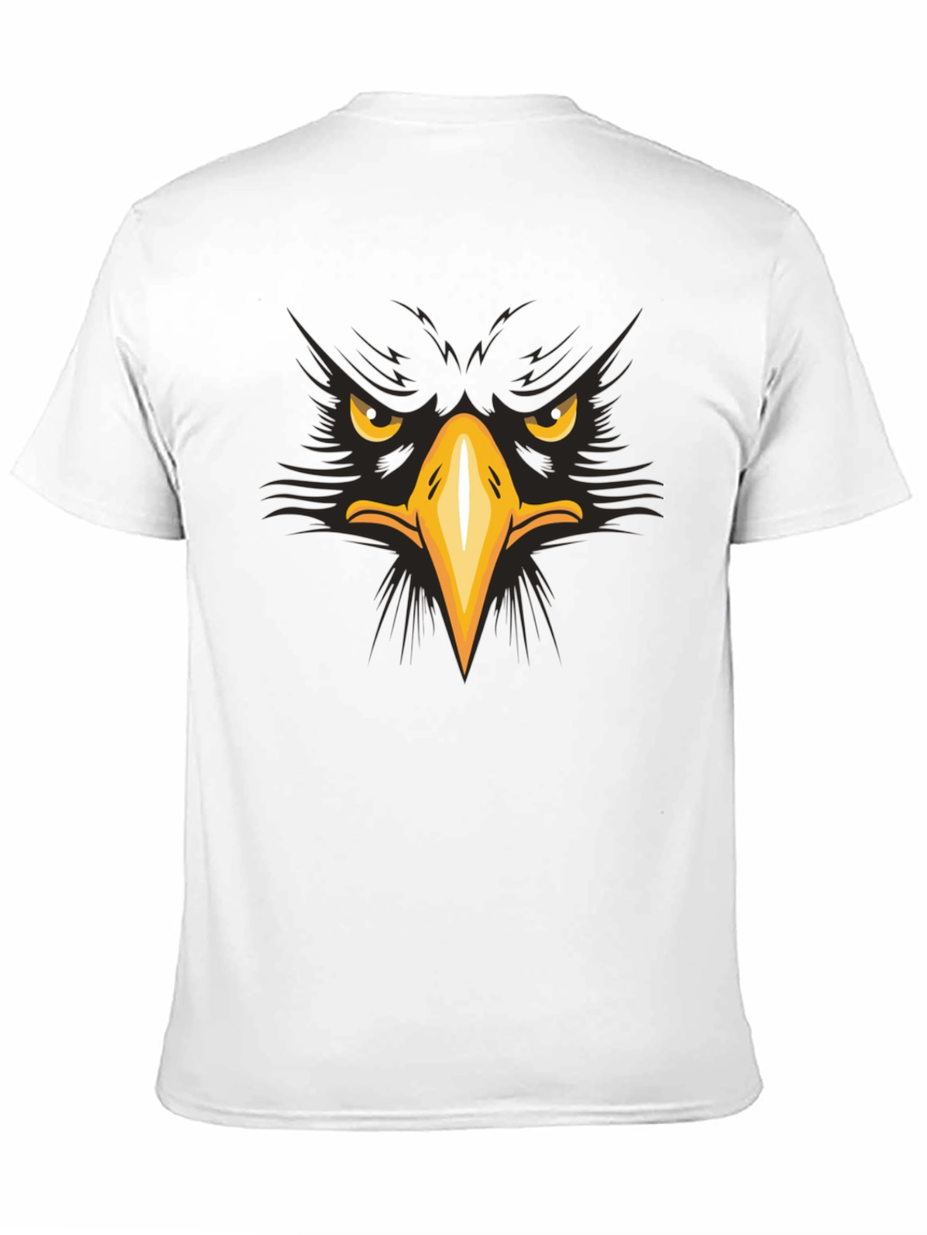Eagle Face Graphic T-Shirt - Bold & Striking Design