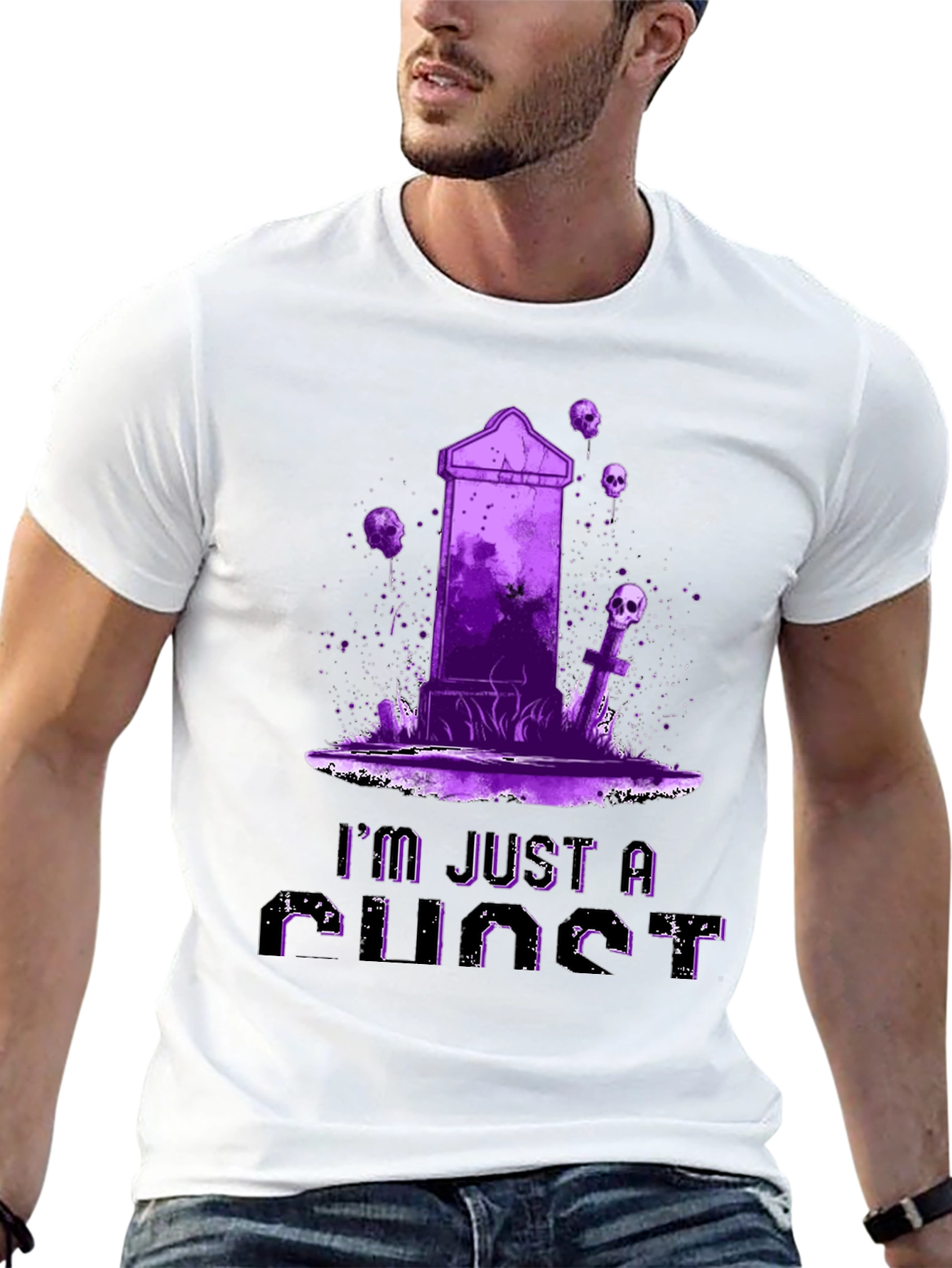 Just A Punct T-Shirt: Tombstone & Skulls