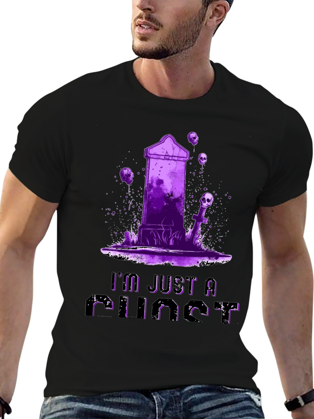 Just A Punct T-Shirt: Tombstone & Skulls