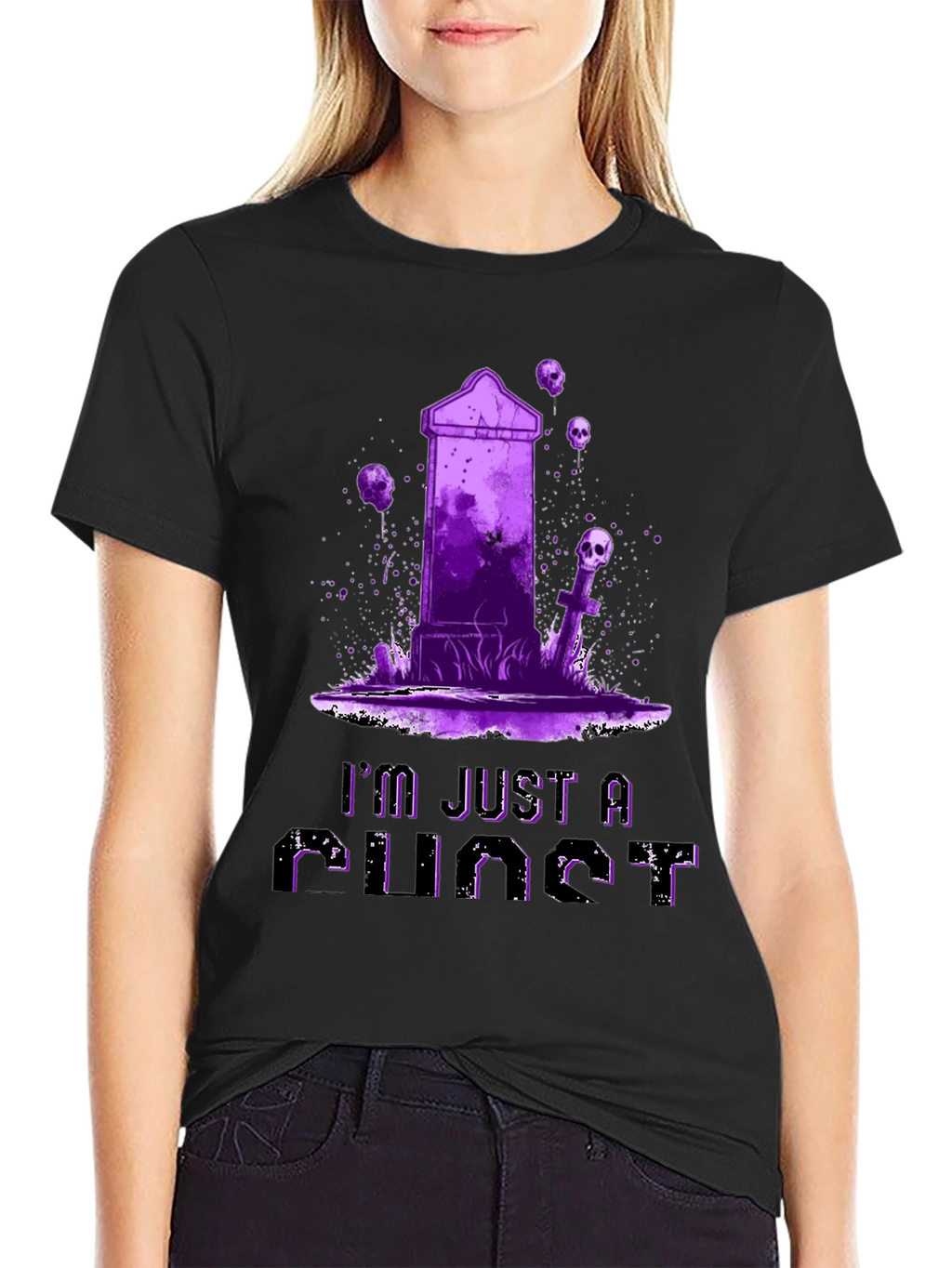 Just A Punct T-Shirt: Tombstone & Skulls