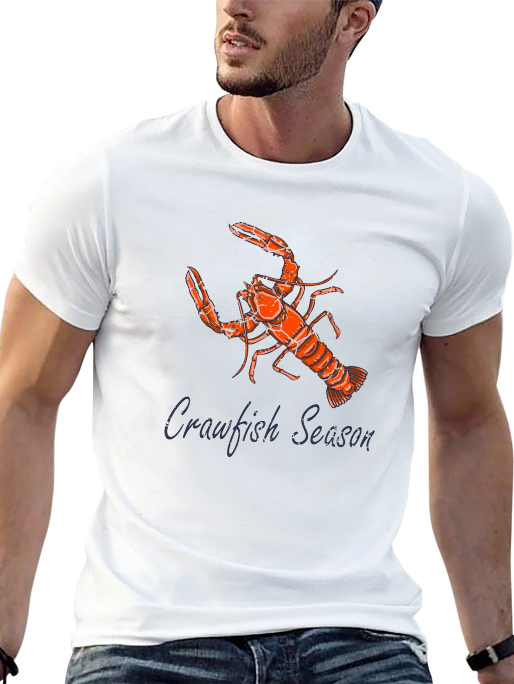 Crawfish Season Graphic Tee - Unisex Black T-Shirt