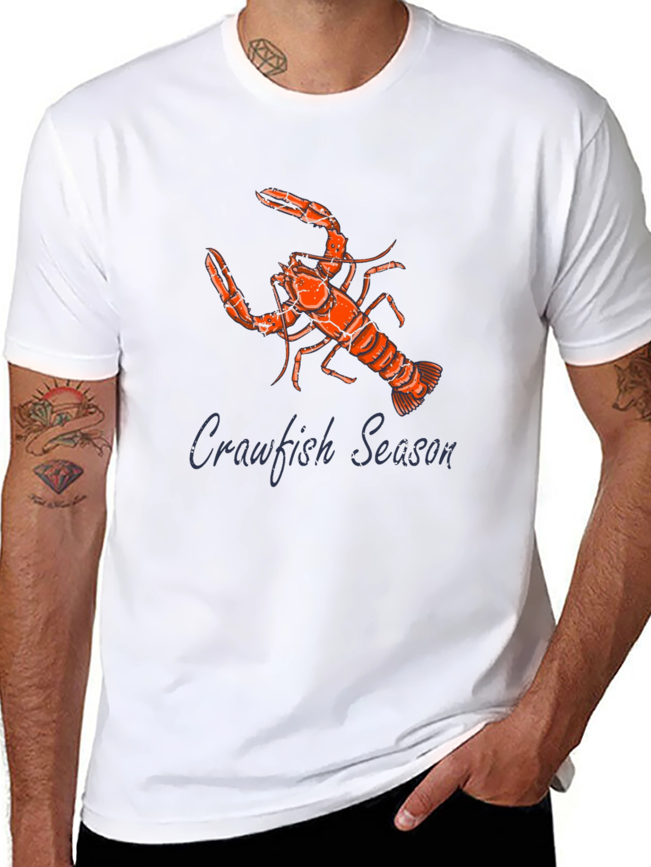 Crawfish Season Graphic Tee - Unisex Black T-Shirt