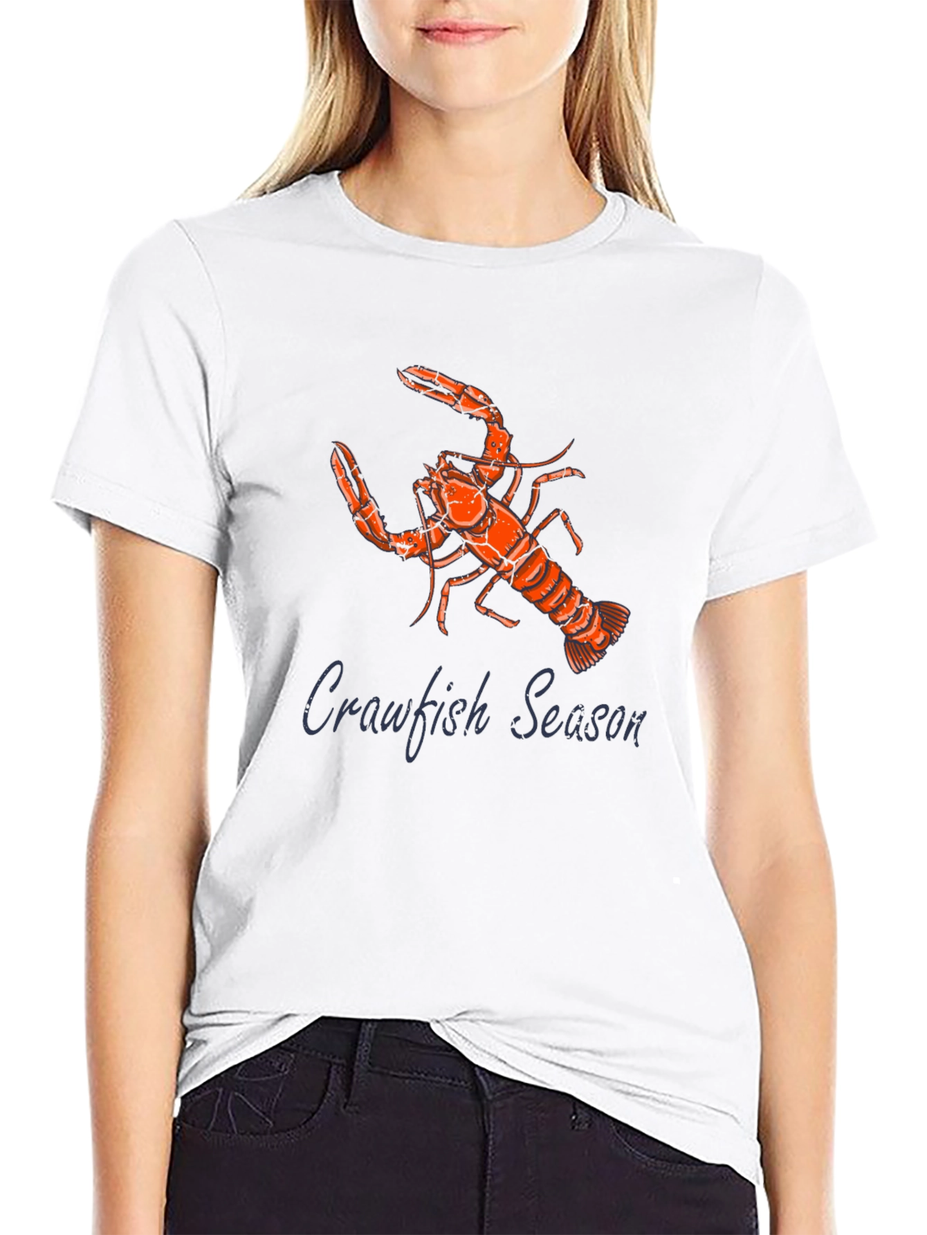 Crawfish Season Graphic Tee - Unisex Black T-Shirt