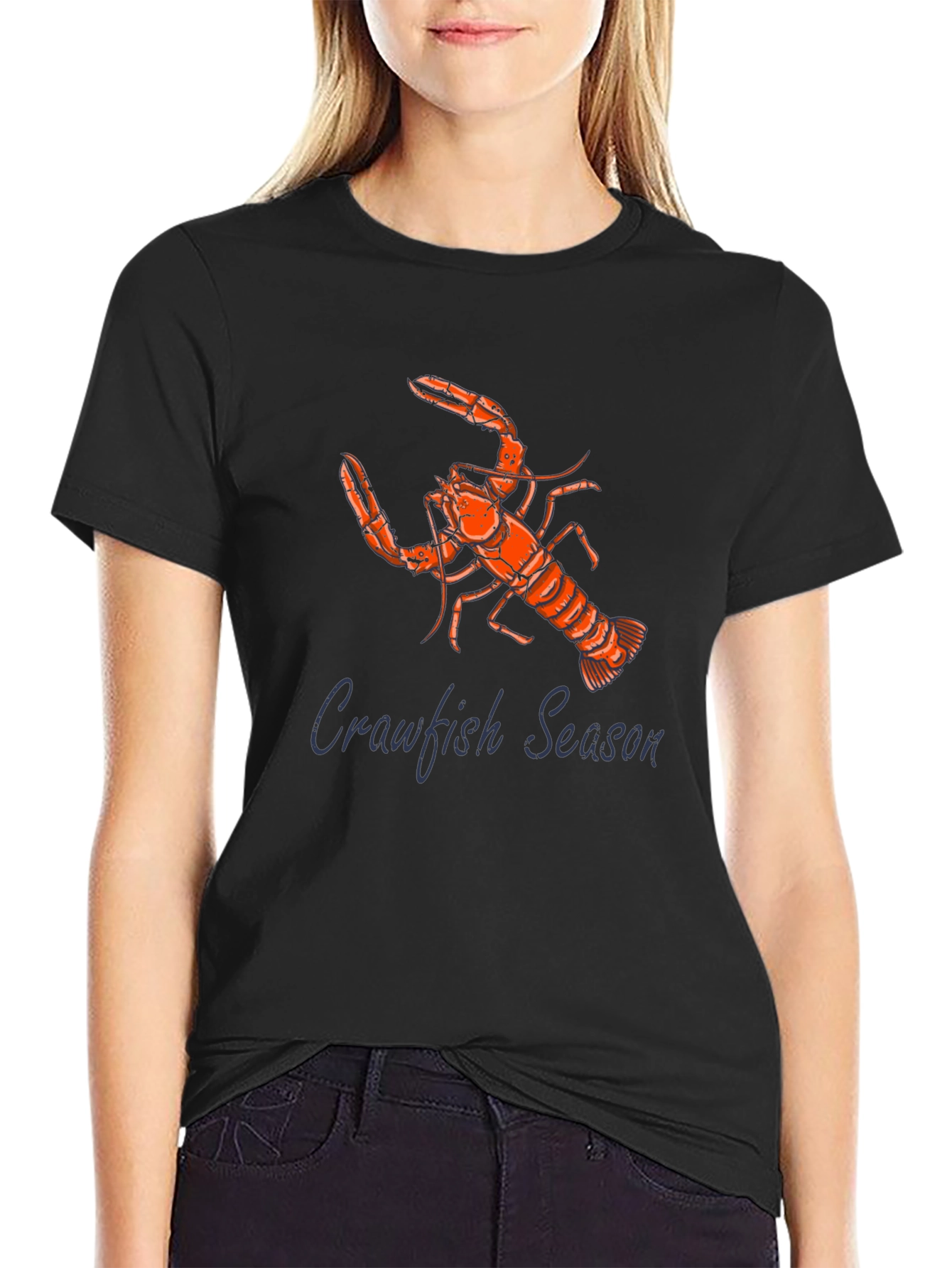Crawfish Season Graphic Tee - Unisex Black T-Shirt