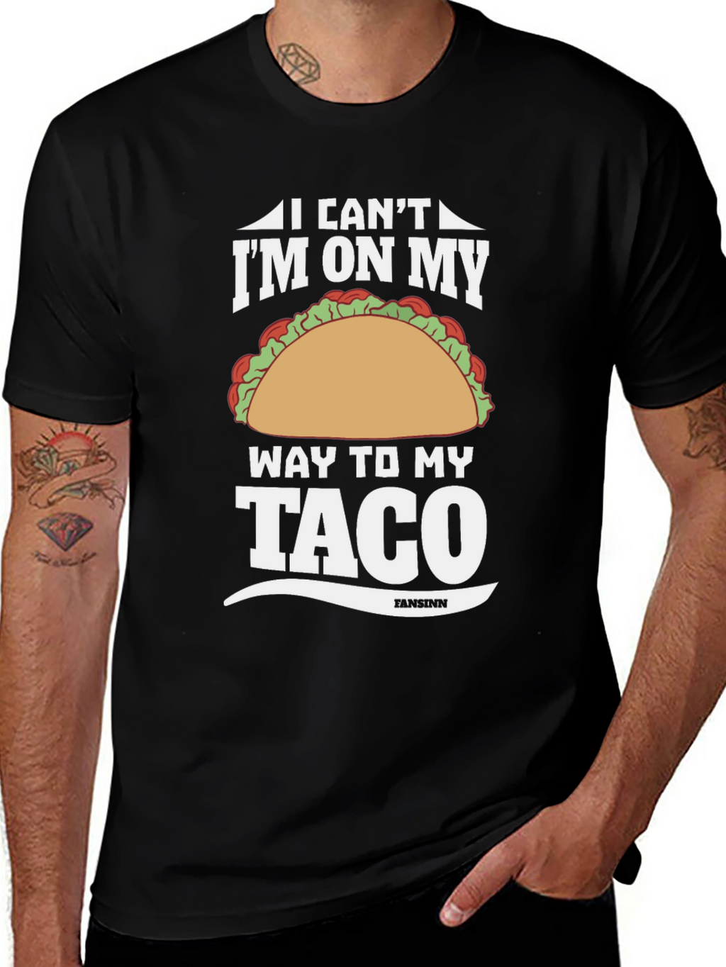 Im On My Way To My Taco Graphic Tee