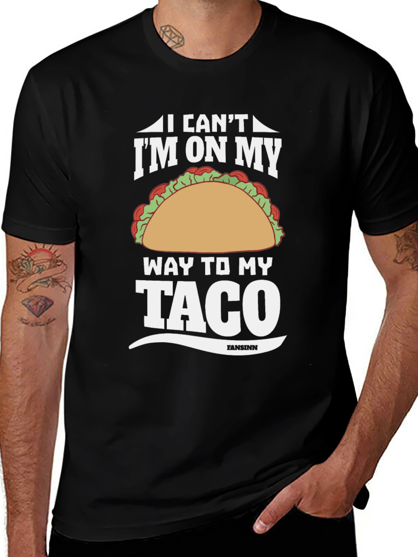 Im On My Way To My Taco Graphic Tee