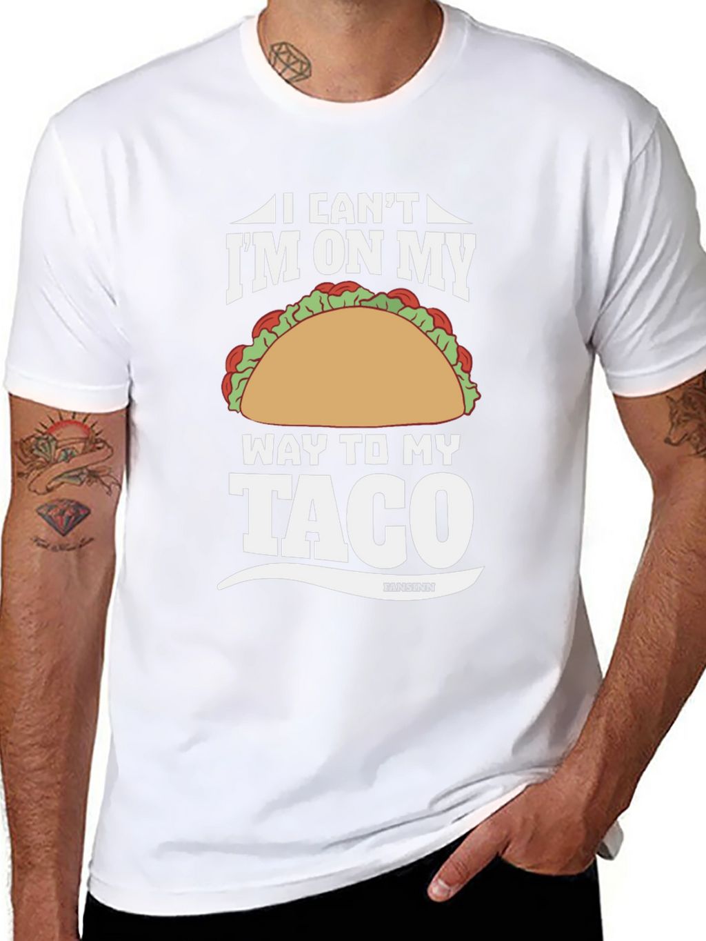 Im On My Way To My Taco Graphic Tee