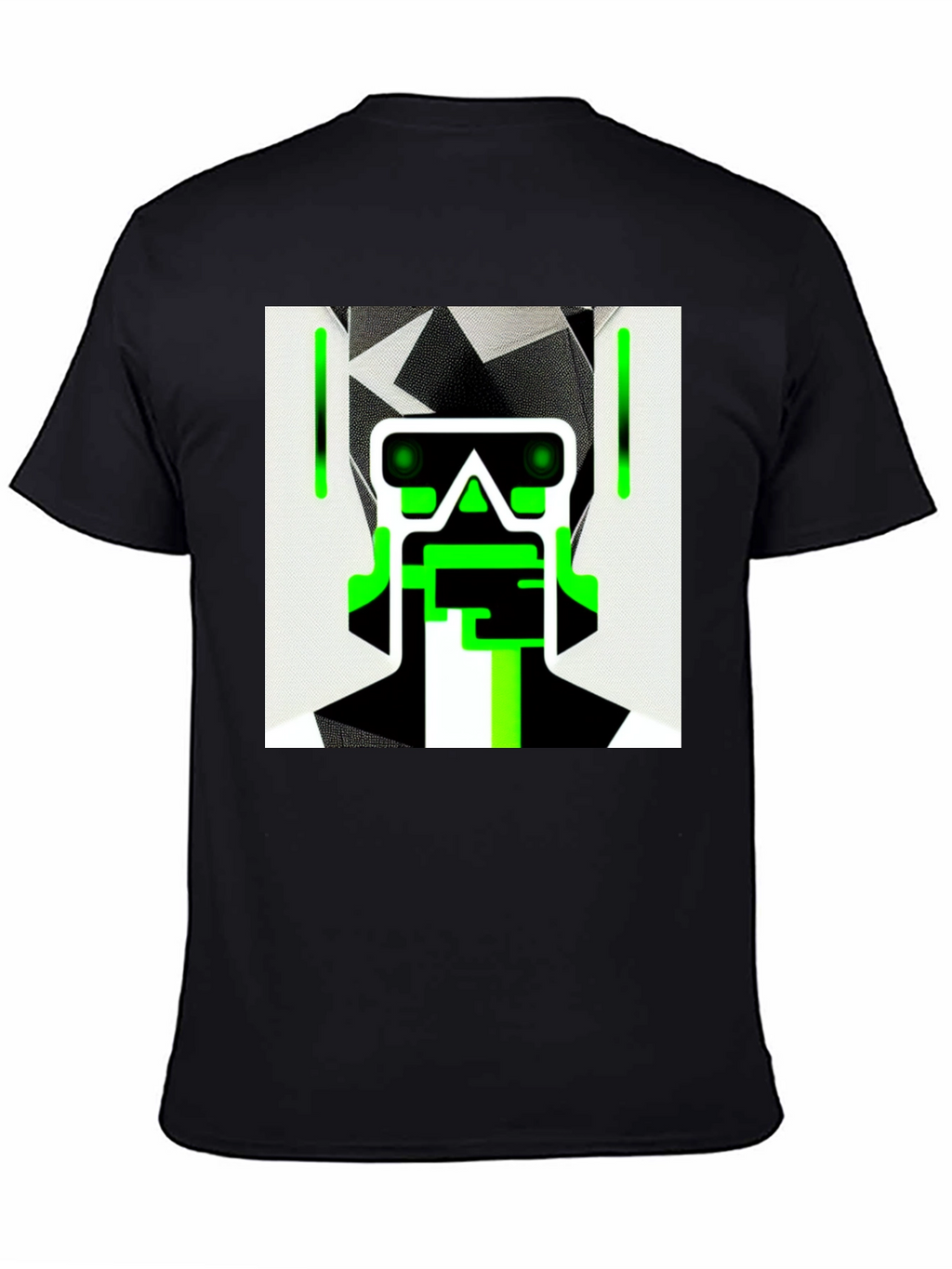 Cyberpunk Robot Graphic Tee - Cool Black Shirt