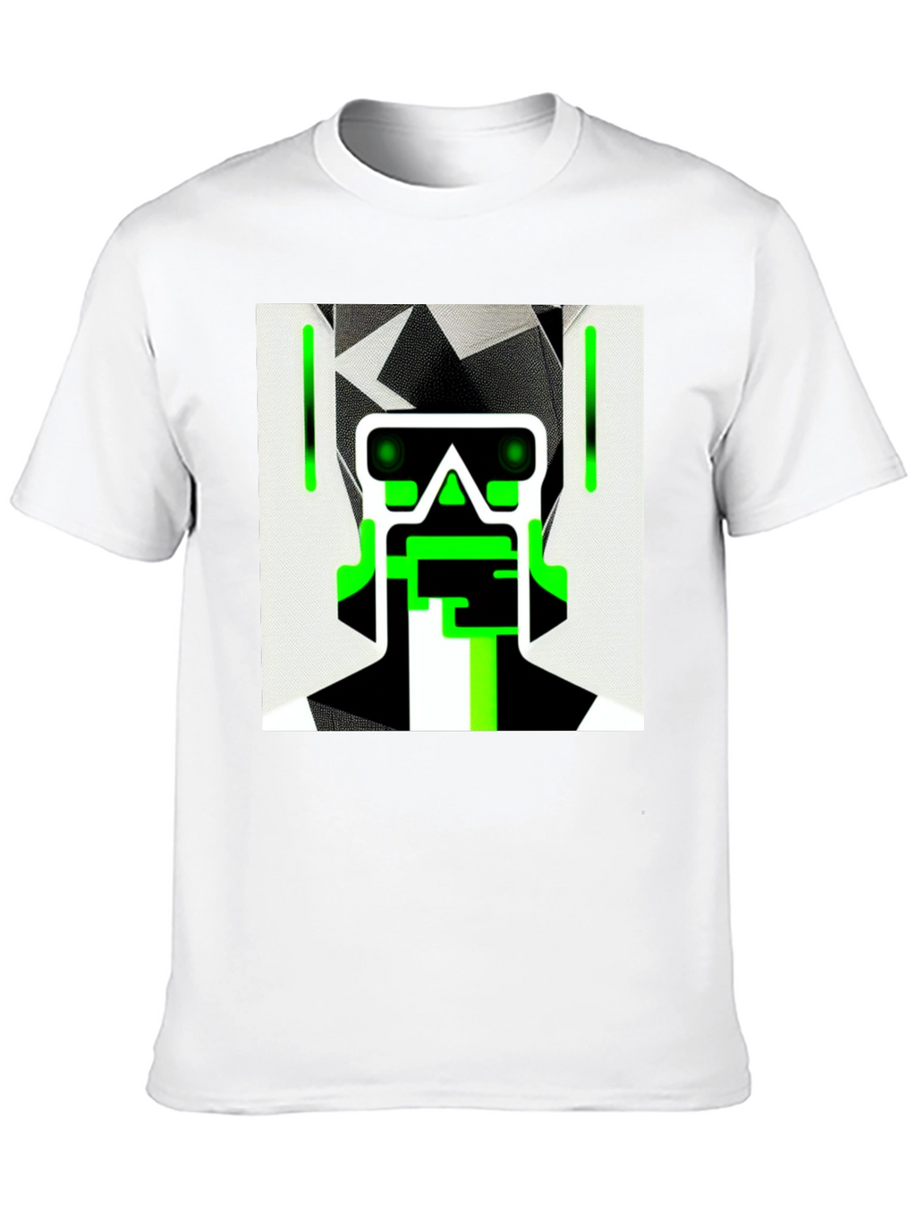 Cyberpunk Robot Graphic Tee - Cool Black Shirt