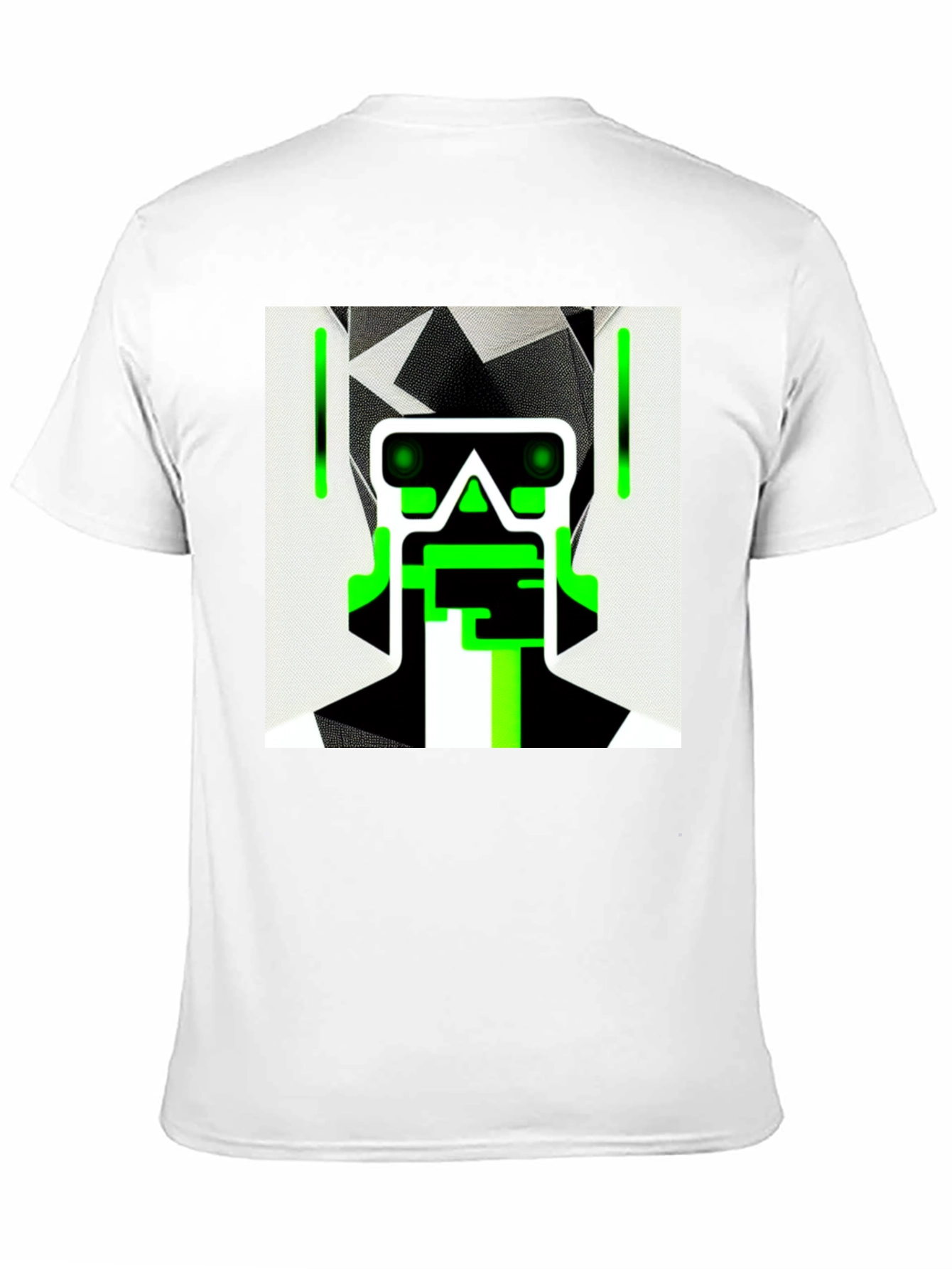 Cyberpunk Robot Graphic Tee - Cool Black Shirt