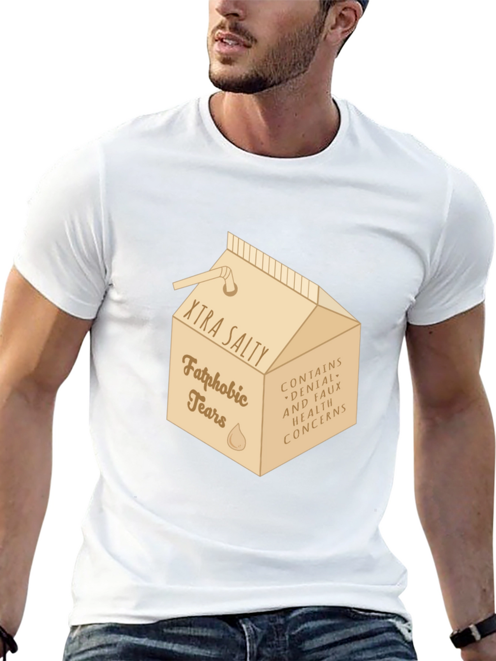 Xtra Salty Fatphobic Tears Graphic Tee