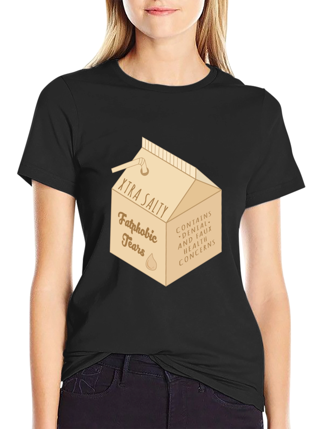 Xtra Salty Fatphobic Tears Graphic Tee