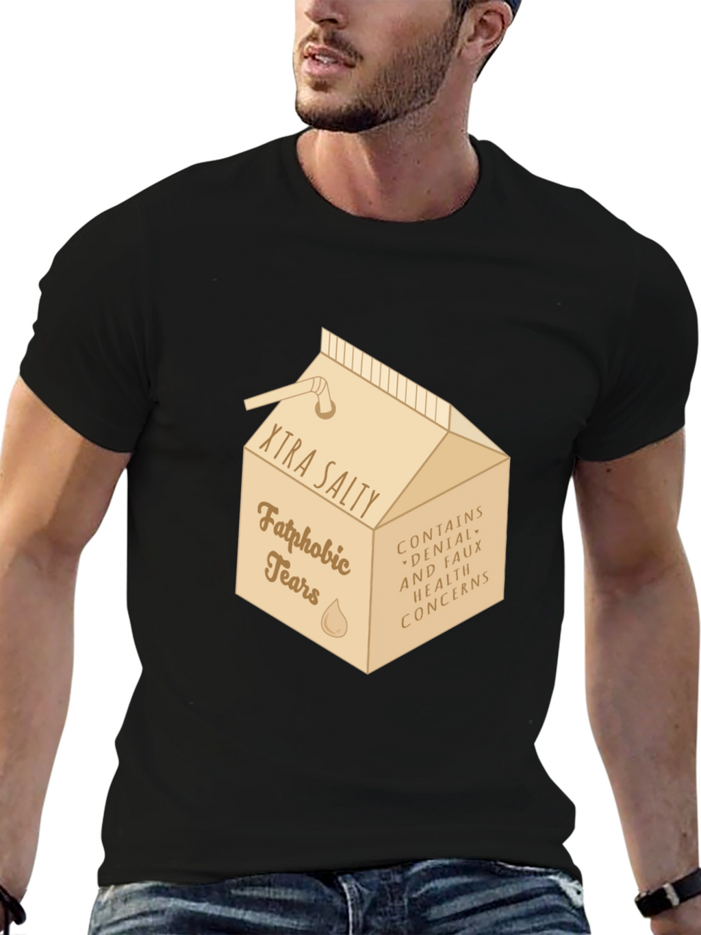 Xtra Salty Fatphobic Tears Graphic Tee