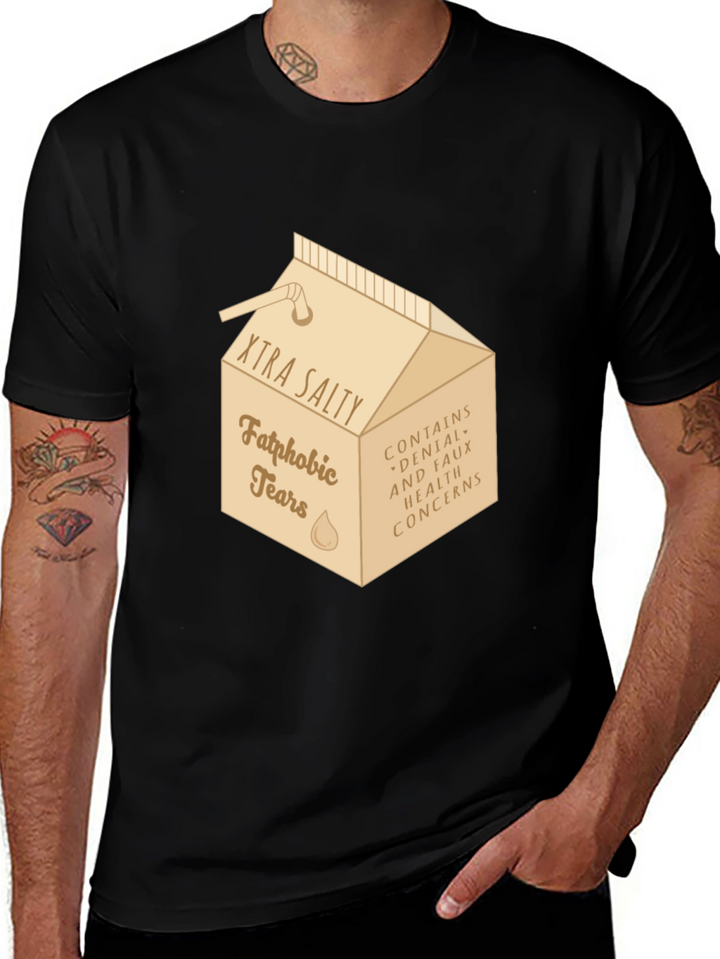 Xtra Salty Fatphobic Tears Graphic Tee