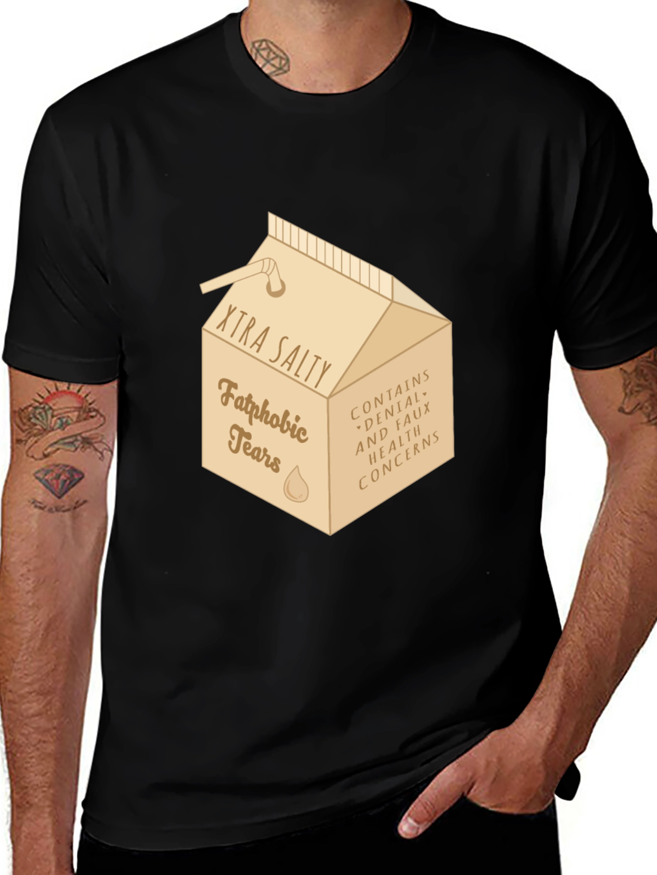 Xtra Salty Fatphobic Tears Graphic Tee