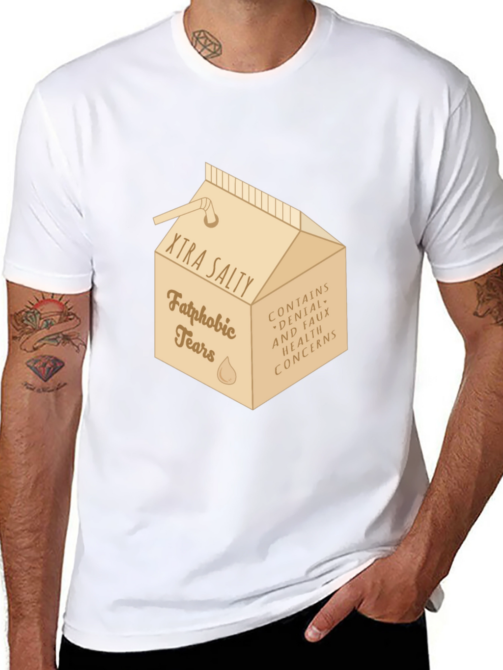 Xtra Salty Fatphobic Tears Graphic Tee
