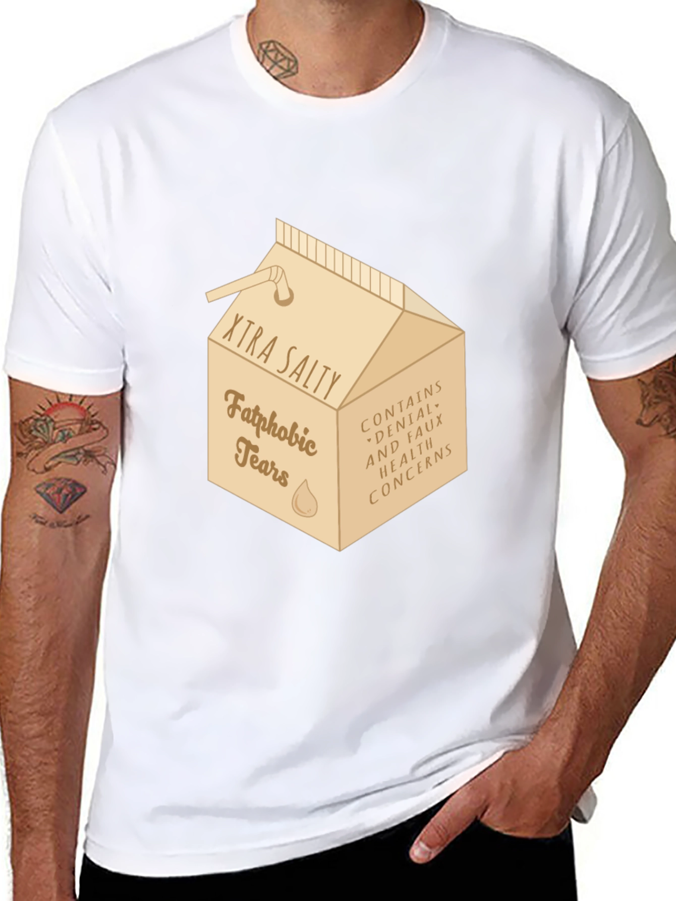 Xtra Salty Fatphobic Tears Graphic Tee