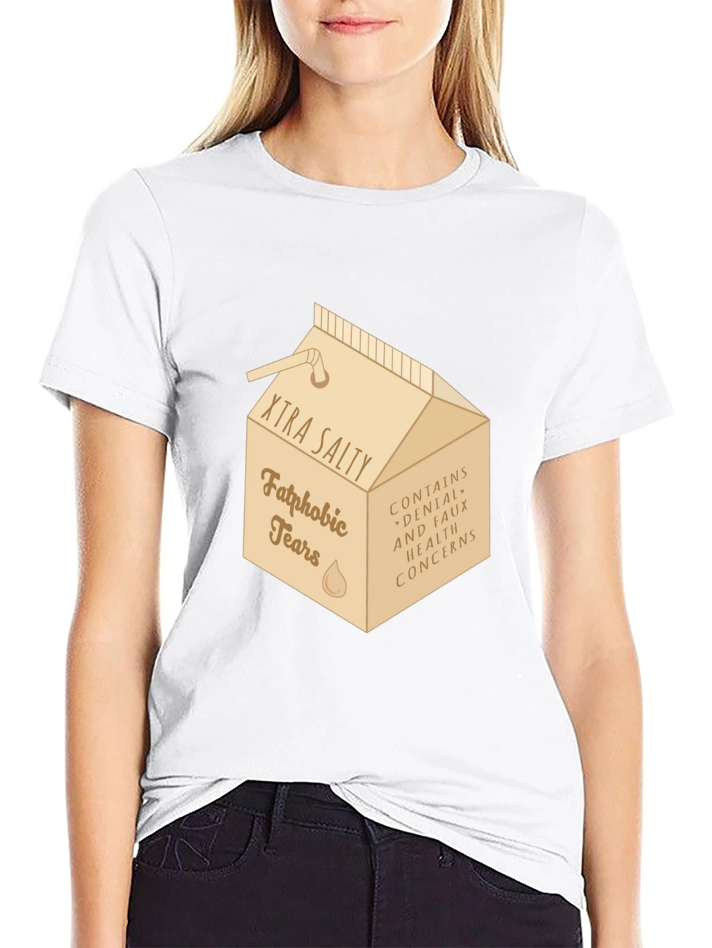 Xtra Salty Fatphobic Tears Graphic Tee