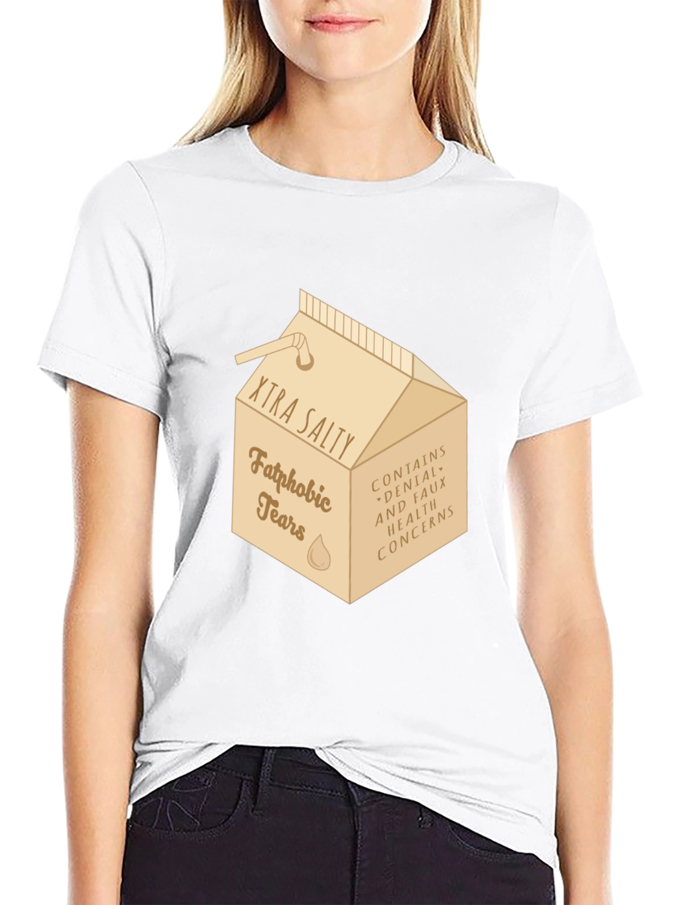 Xtra Salty Fatphobic Tears Graphic Tee