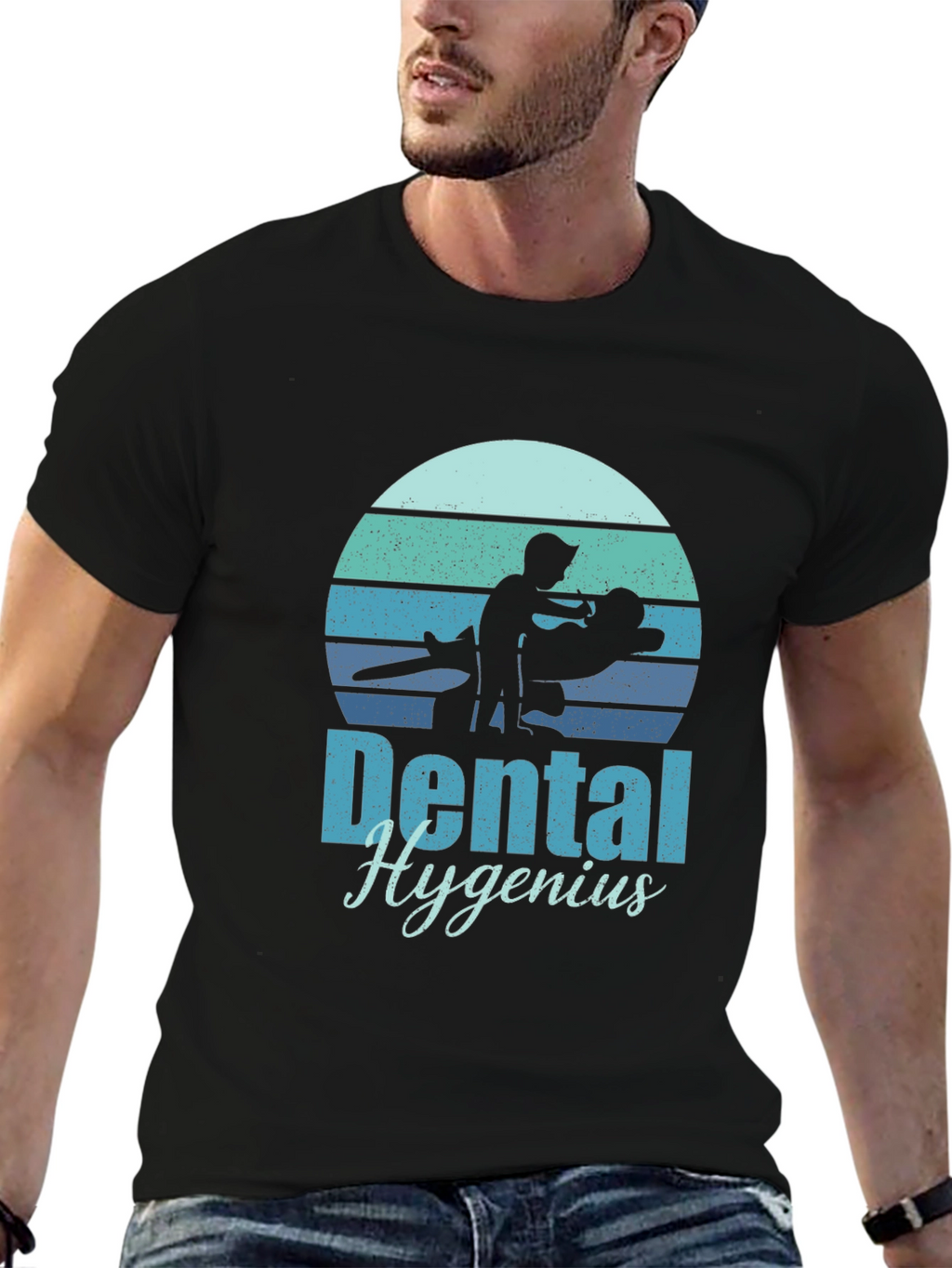 Dental Hygenius Black T-Shirt