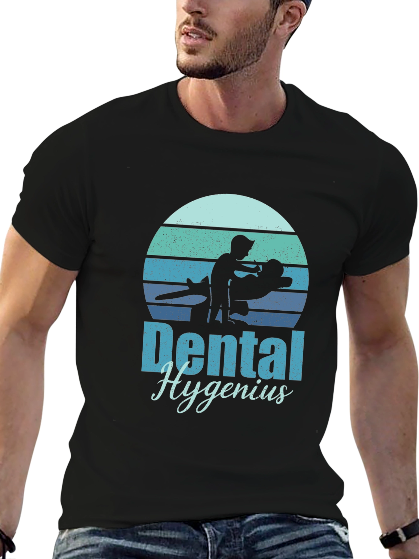 Dental Hygenius Black T-Shirt