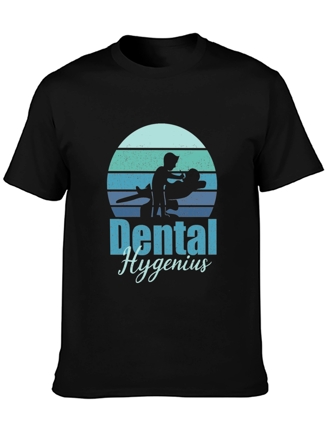 Dental Hygenius Black T-Shirt