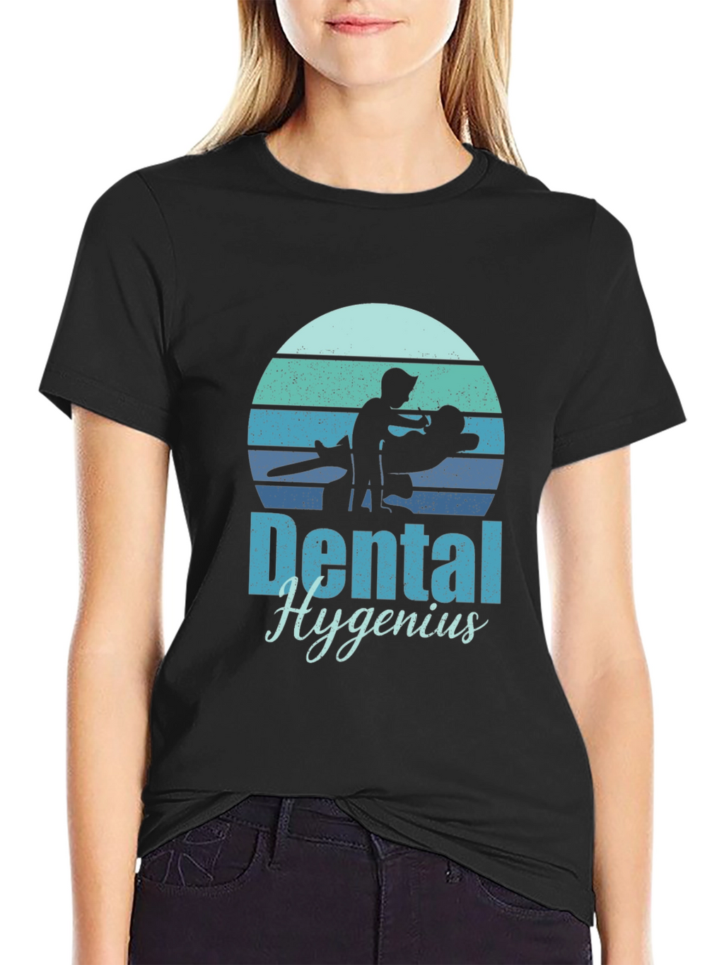 Dental Hygenius Black T-Shirt