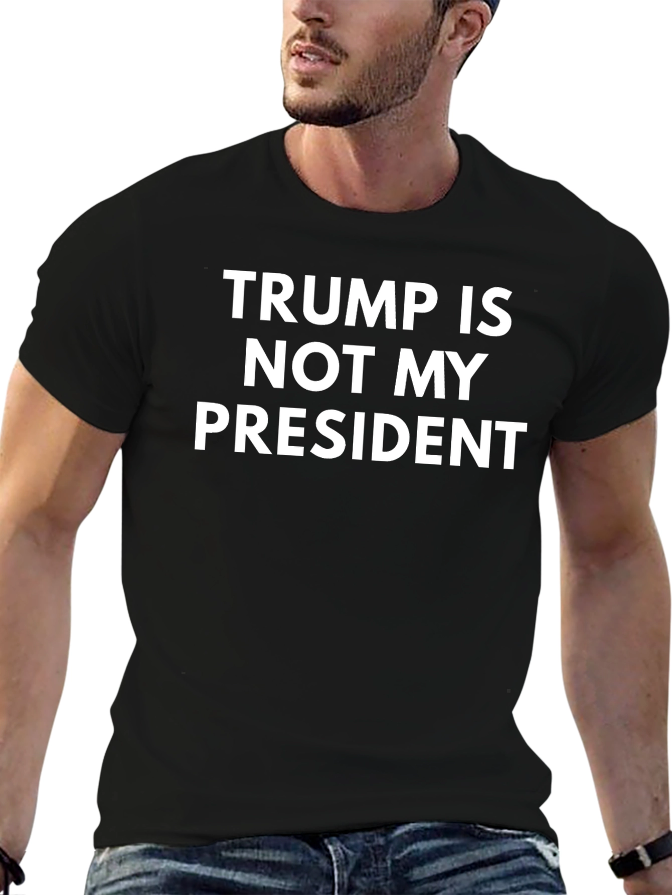 Trump Is Not My President Graphic Tee