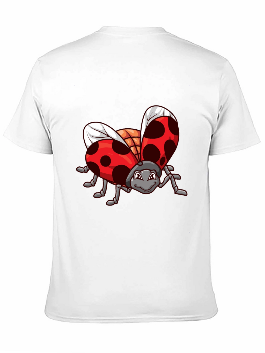 Ladybug Graphic Black T-Shirt