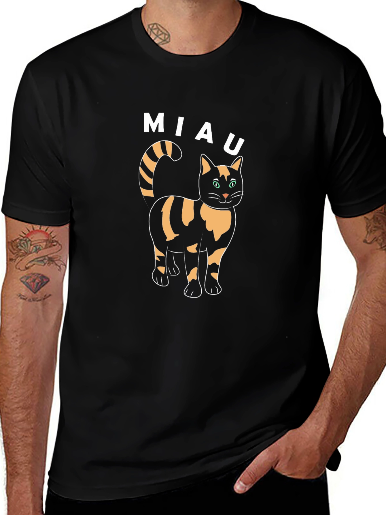 Miau Cat Tee - Cute Cat Lover T-Shirt